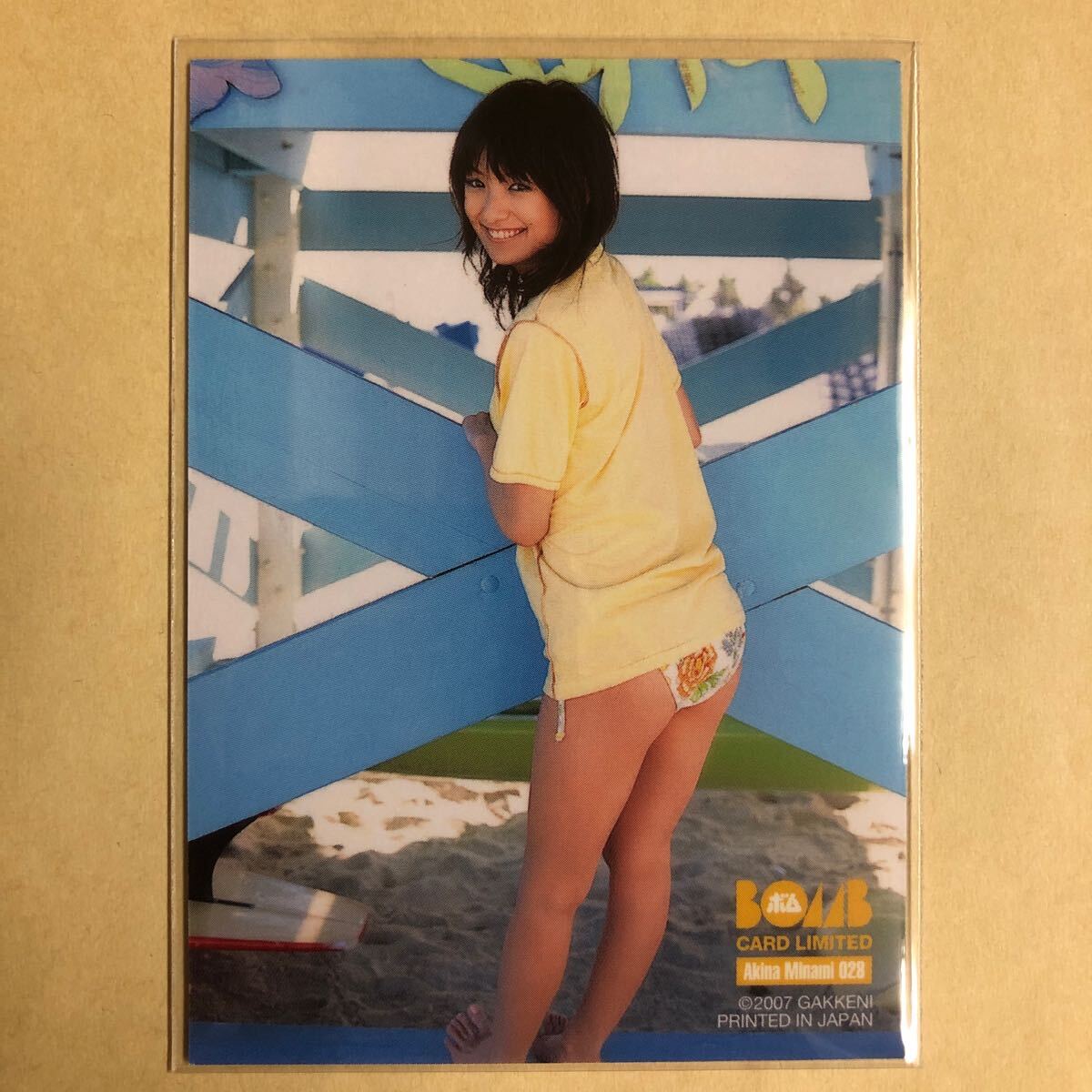  юг Akira .2007bom коллекционные карточки идол gravure карта купальный костюм бикини 028 звезда коллекционная карточка BOMB