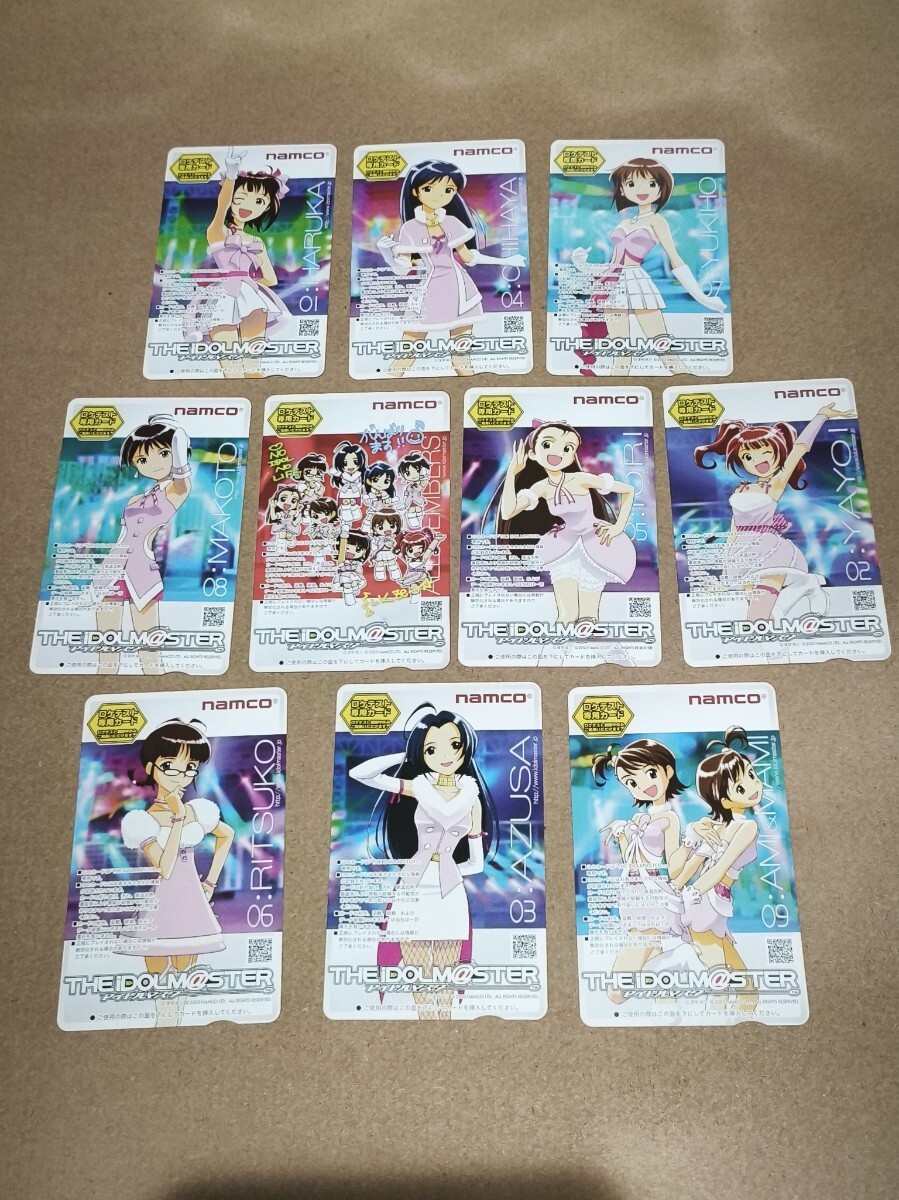アイドルマスター 水瀬伊織 リライタブルカード ロケテストカード 未使用品 ナムコ THE IDOLM@STER アイドルマスター リライタブルカード