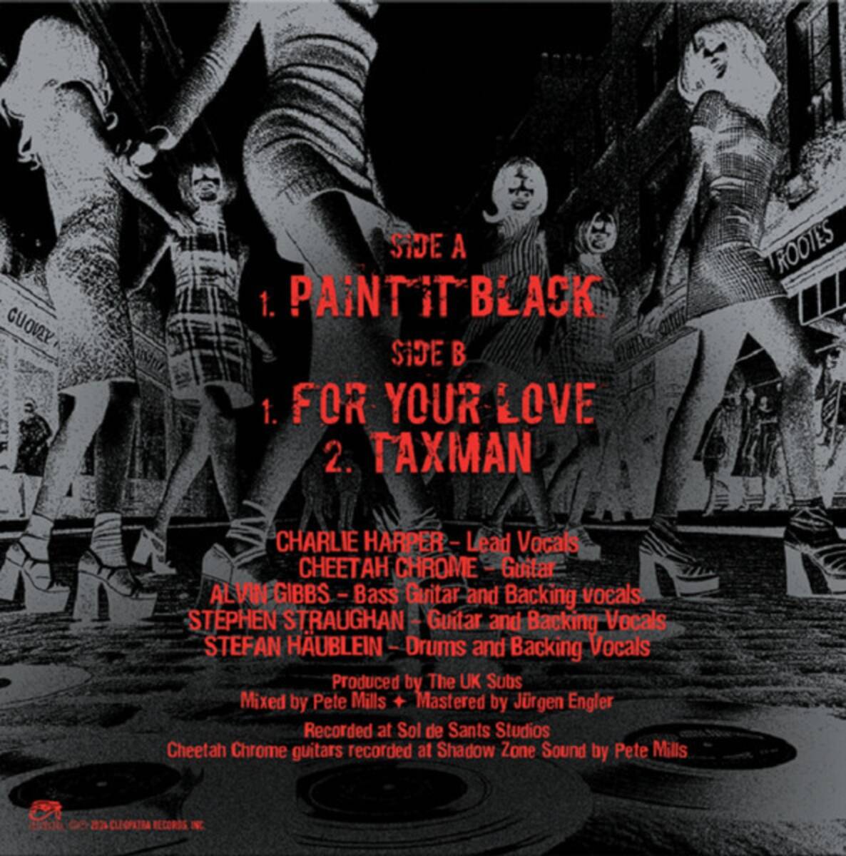 ＊新品特価EP U.K SUBS：DEAD BOYS/THE CARNABY ST.E.P. 2024年コラボレーション作品 チャーリー?ハーパー the stooges RAMONES