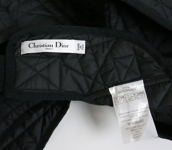 Christian Dior Cannage Quilting Pant size 36 クリスチャンディオール カナージュ キルティング パンツ b9612
