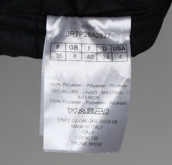 Christian Dior Cannage Quilting Pant size 36 クリスチャンディオール カナージュ キルティング パンツ b9612