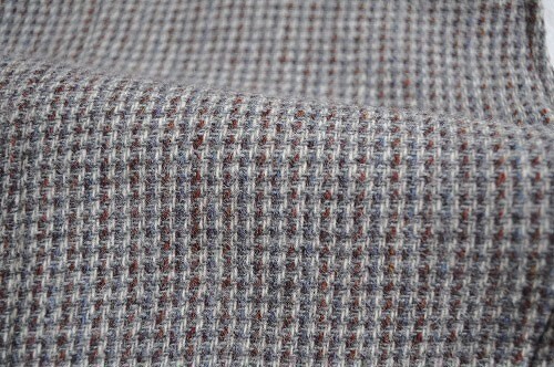 ▼Mサイズ23-1th369　アップサイクルUpcycle ビンテージハリスツイード　リメイクウールベスト　BR/GU/CR系マルチ_画像10