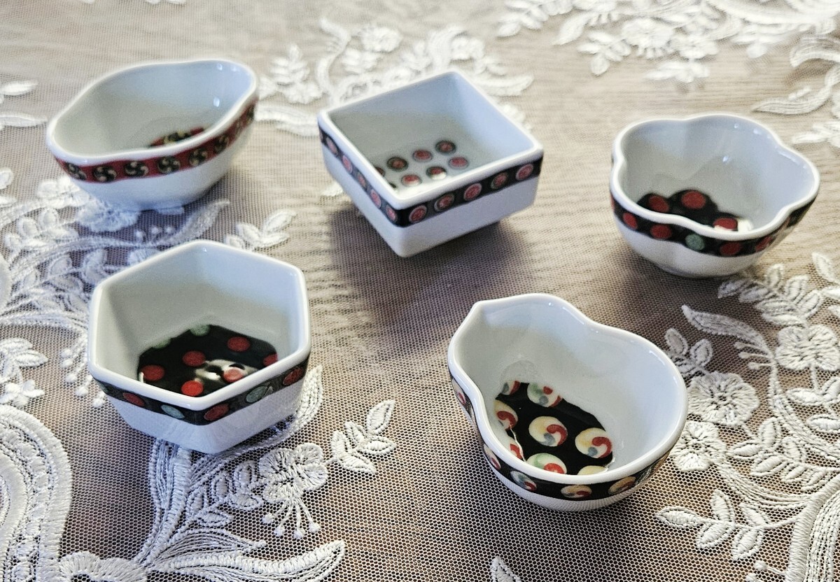 musbu 更紗 豆鉢揃 5個セット 新品_画像3