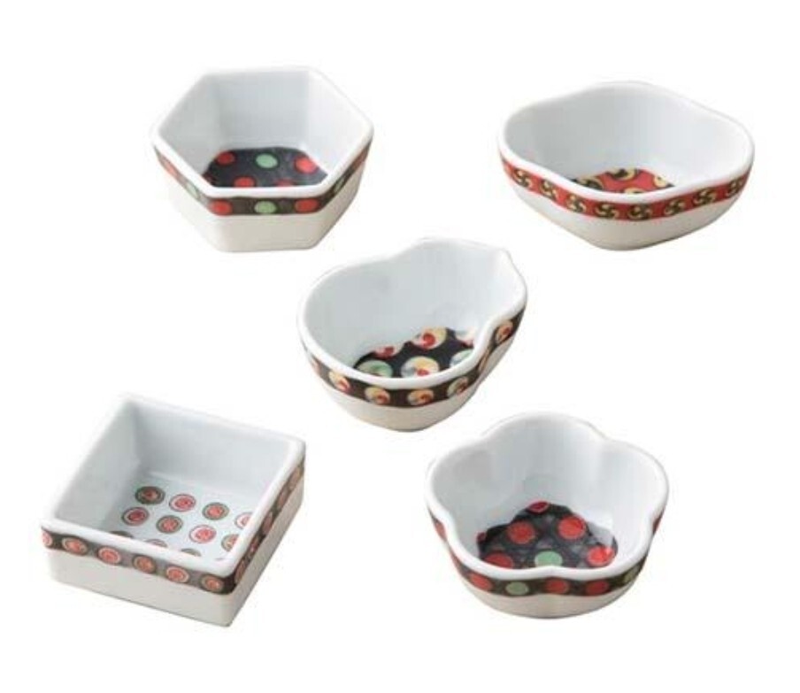 musbu 更紗 豆鉢揃 5個セット 新品_画像9