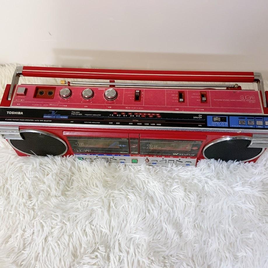 TOSHIBA RT-SW7 ラジカセ 東芝 ステレオカセットレコーダー 昭和