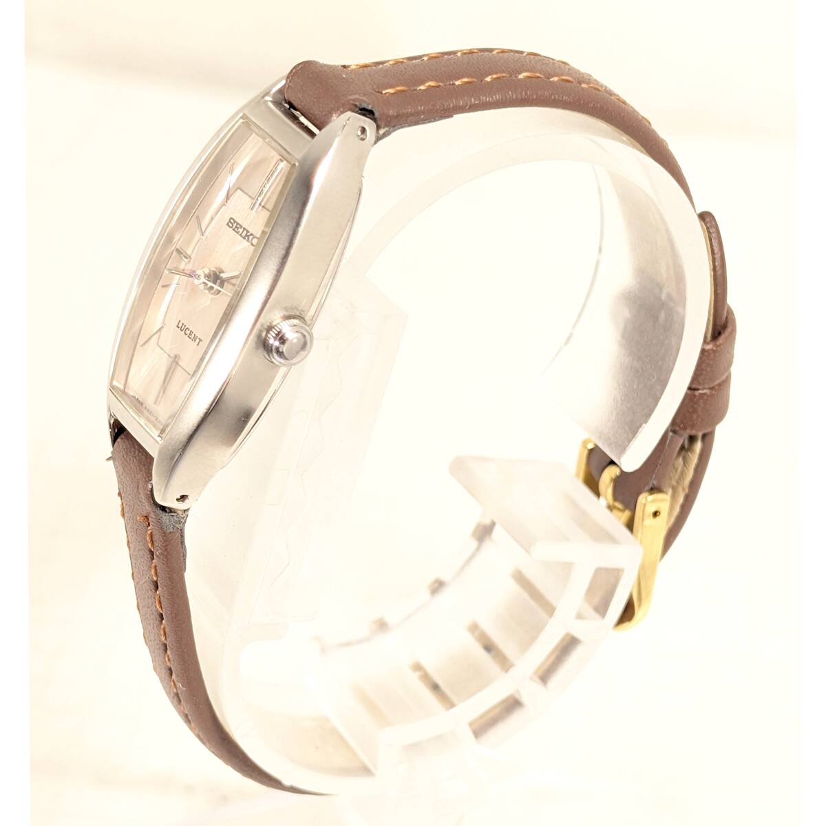 セイコー LUCENT レディース 電池ベルト交換済み稼働品 S-06_画像4
