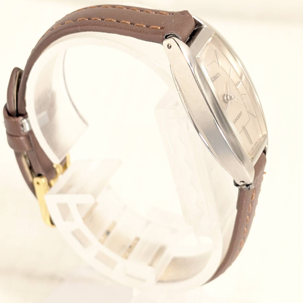 セイコー LUCENT レディース 電池ベルト交換済み稼働品 S-06_画像6