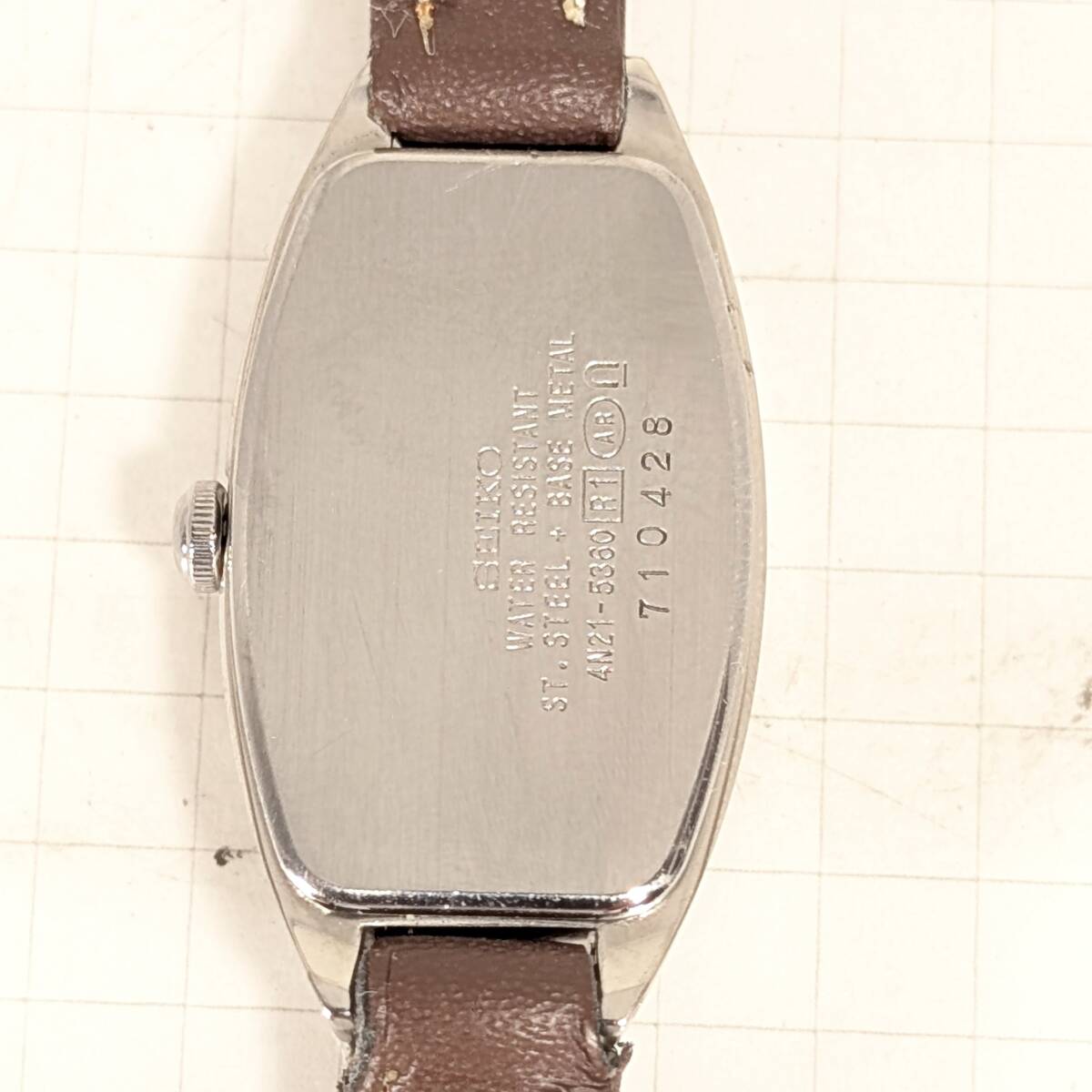 セイコー LUCENT レディース 電池ベルト交換済み稼働品 S-06_画像10