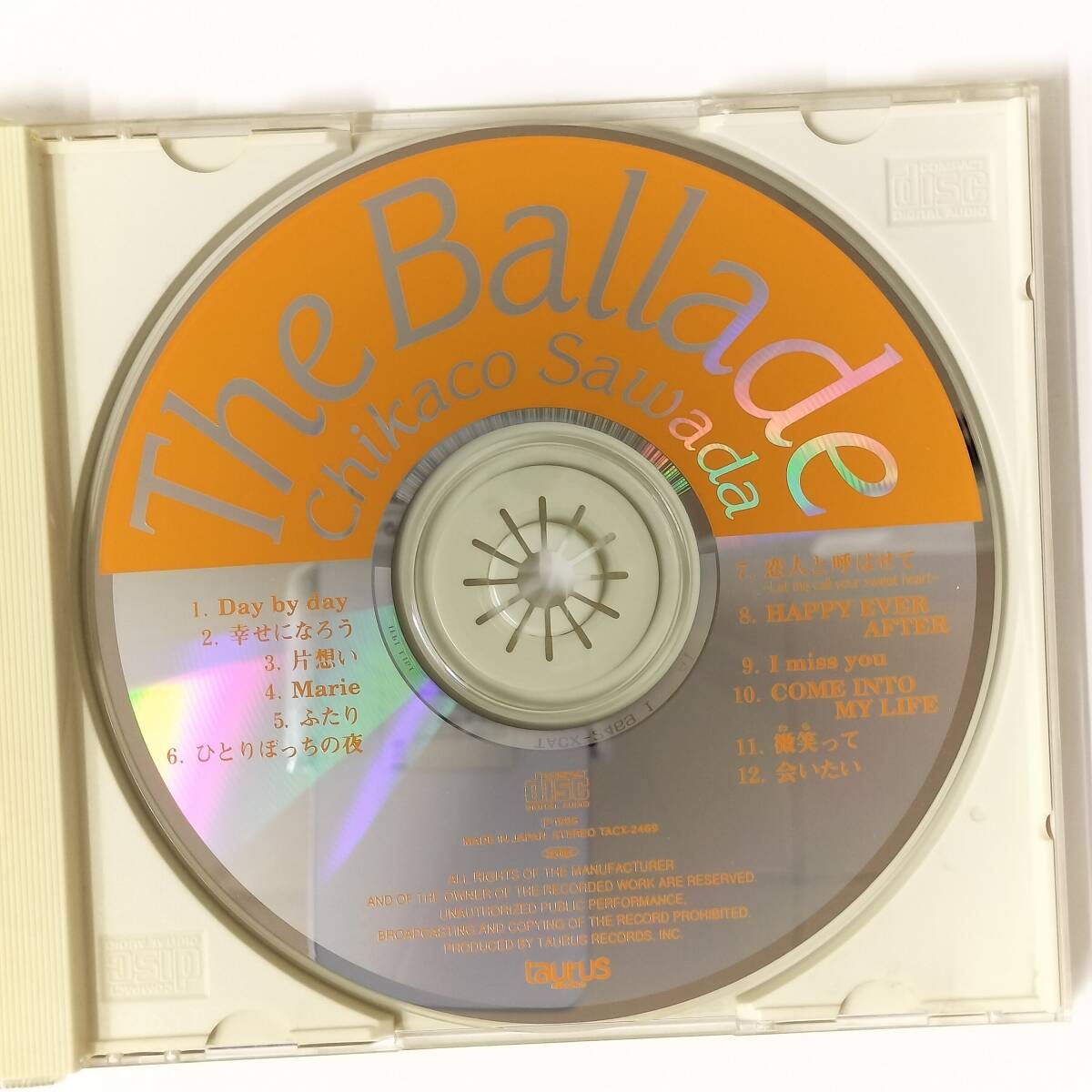S7353 CD 沢田知可子 / The Ballade _画像3