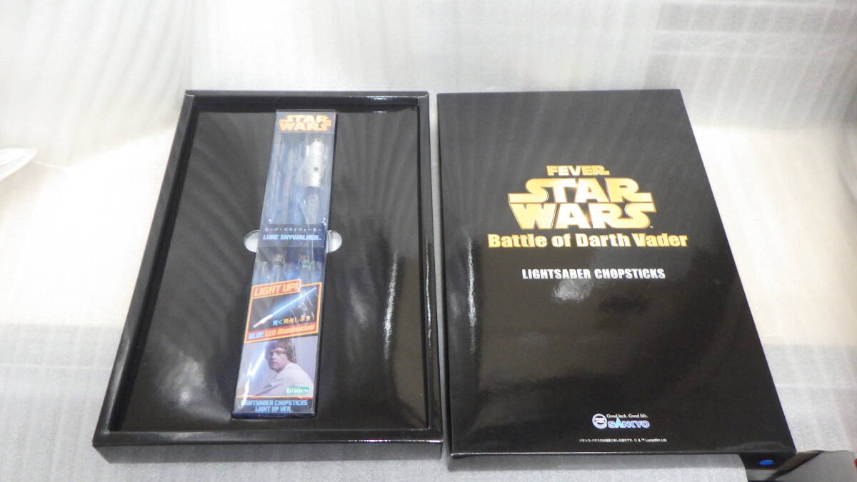 ■コトブキヤ■スターウォーズ/箸■GZ423 ライトセーバーチョップスティック ルーク・スカイウォーカー ライトアップVer.★オークション★_画像1