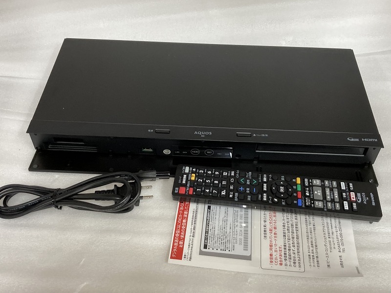 ■SHARP/シャープ■1TB HDD內蔵ブルーレイレコーダー/アクオス■AQUOS 2B-C10CW1■中古■ ★即決★