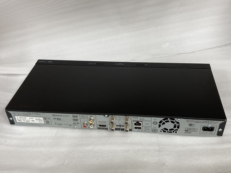 ■SHARP/シャープ■1TB HDD內蔵ブルーレイレコーダー/アクオス■AQUOS 2B-C10CW1■中古■ ★即決★