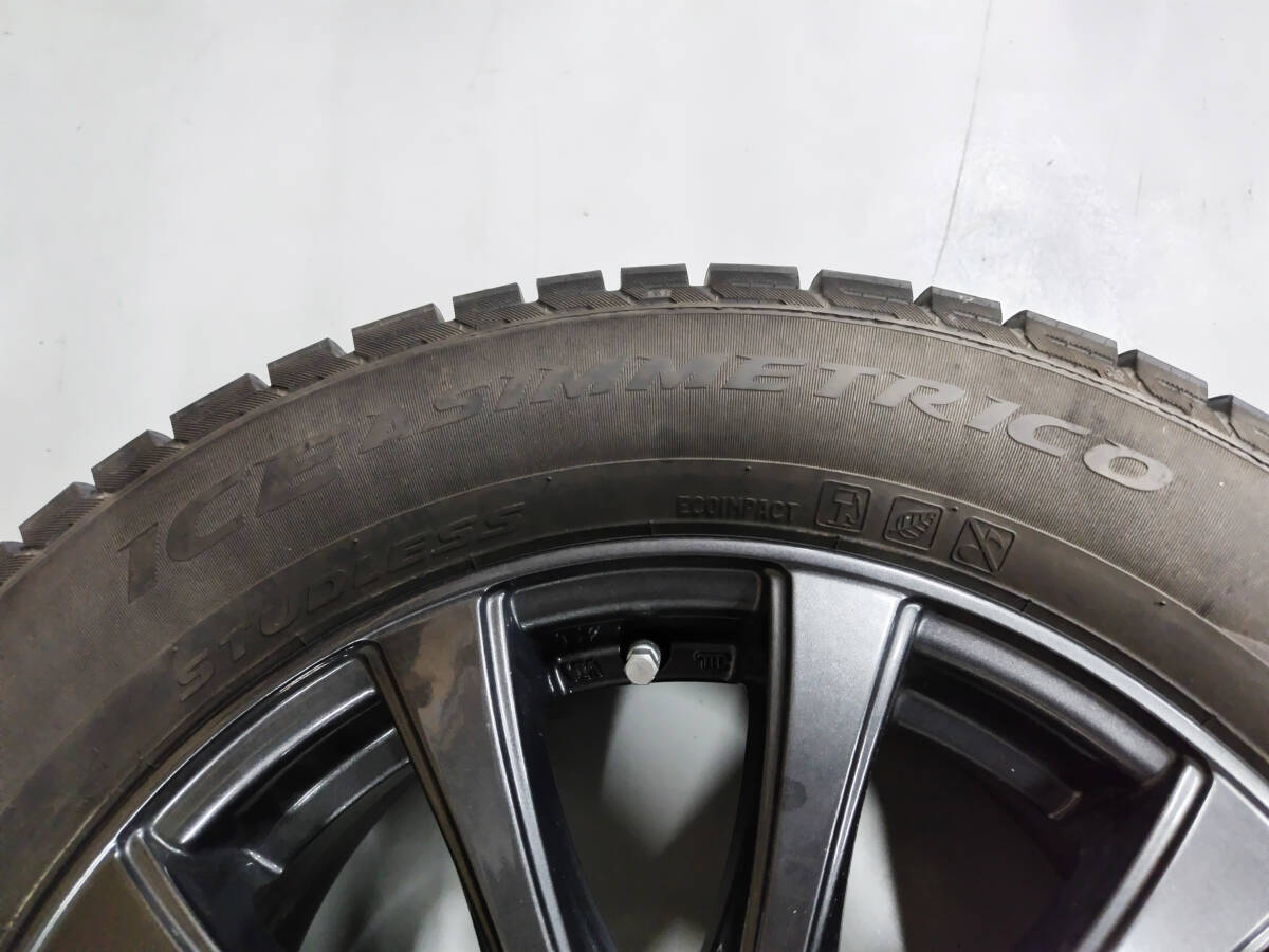 ◆◇HOT STUFF エクスタープラス(ガンブラック) 16インチ 5穴 PCD114.3 6.5J+48&スタッドレスタイヤ ICE ASIMMETRICO 215/60R16 4本SET◇◆_画像10