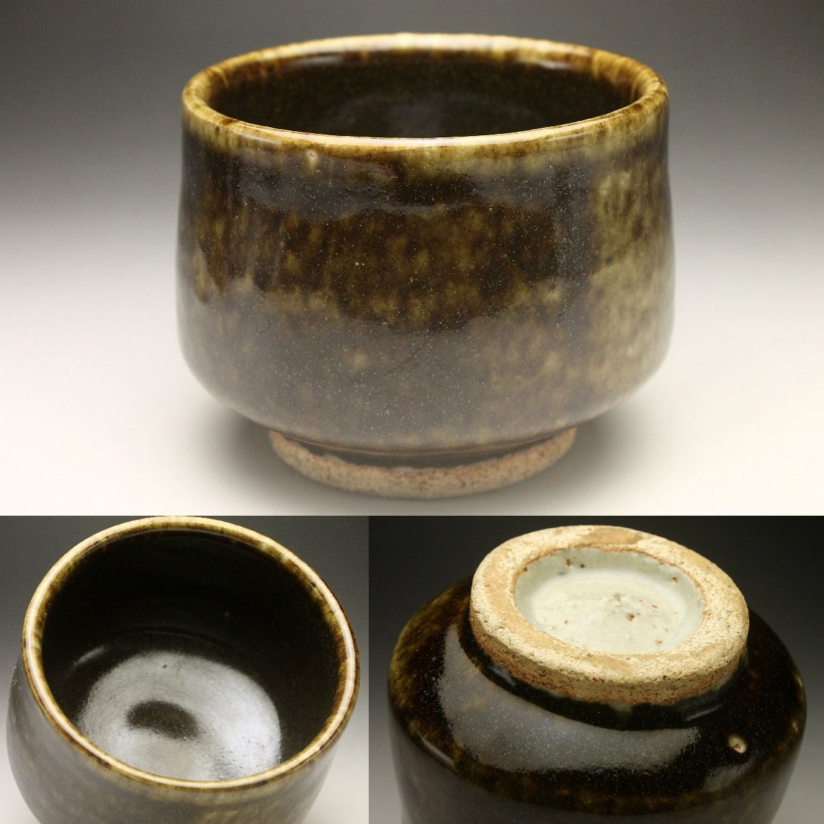 【余韻】 茶道具 瀬戸焼 茶碗★無傷美品 ＜同梱可＞
