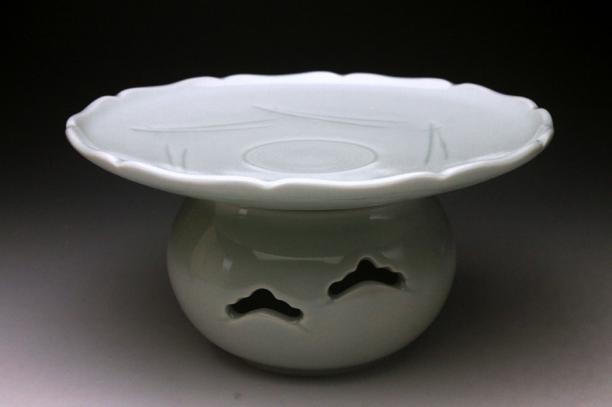 [ более .]. гора обжиг в печи ... структура синий белый фарфор чай ширина шт. * чайная посуда нет царапина прекрасный товар . вместе ткань вместе коробка < включение в покупку возможно >