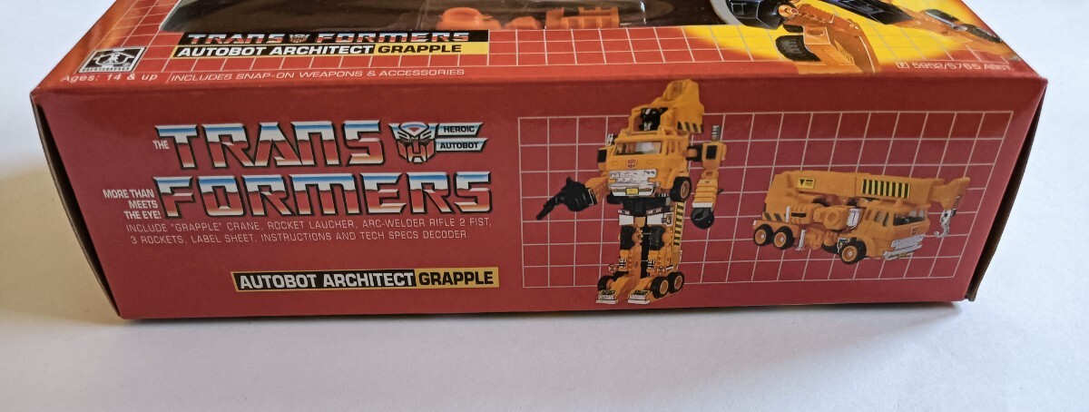 新品　未開封トランスフォーマー グラップル　海外版　輸入品　超合金 当時物 サイバトロン _画像6