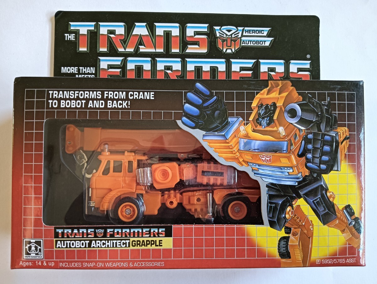新品　未開封トランスフォーマー グラップル　海外版　輸入品　超合金 当時物 サイバトロン _画像1
