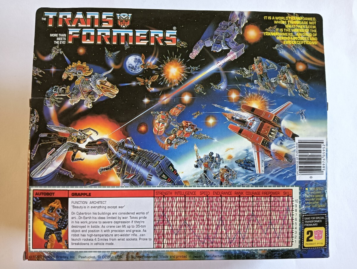 新品　未開封トランスフォーマー グラップル　海外版　輸入品　超合金 当時物 サイバトロン _画像4