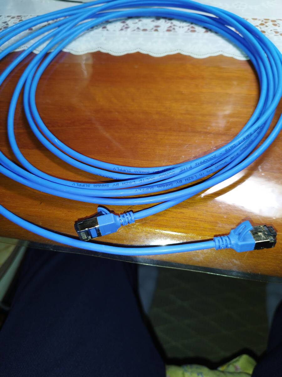 サンワサプライ (KB-T8SL-05BL) CAT8 5m