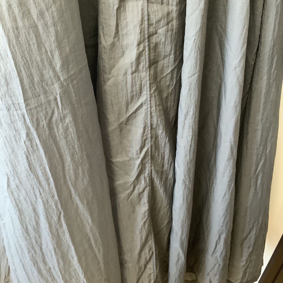 ダンスキン　シアークロスロングコート　アッシュグレー_画像5