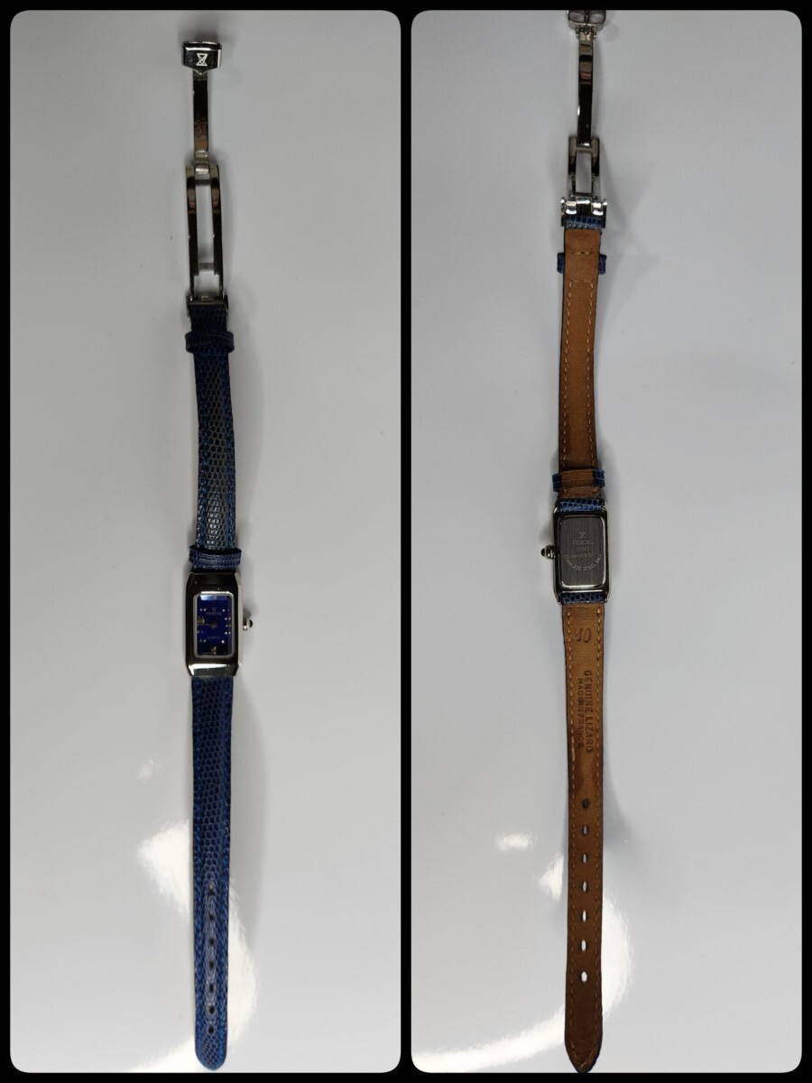 V новый товар не использовался /VEXCEL женские наручные часы часы 3 стрелки кварц лазурит циферблат ювелирные изделия натуральная кожа синий 