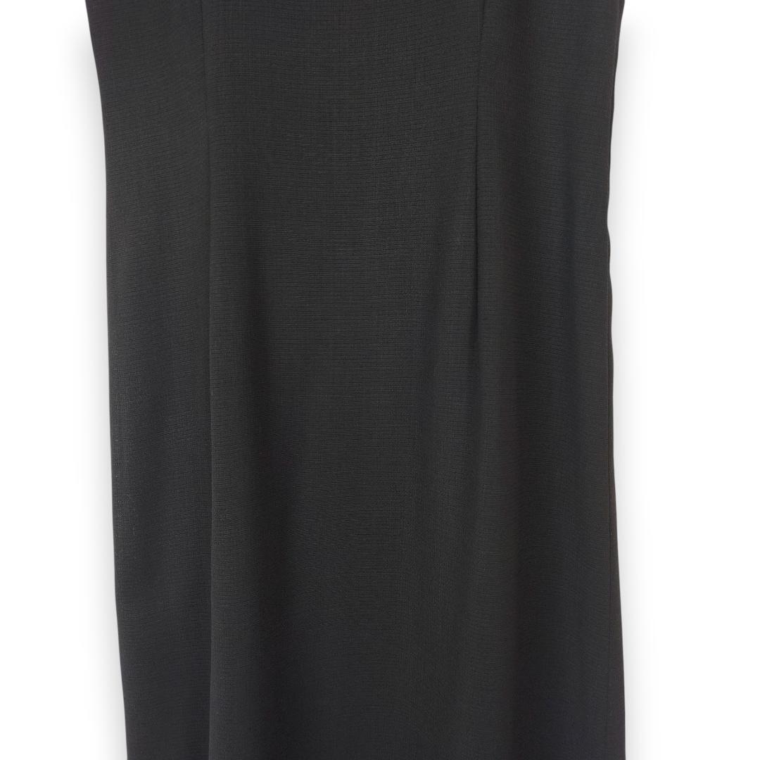 ユミ カツラ YUMI KATSURA 桂由美 礼服 喪服 ブラックフォーマル ワンピース 半袖 タック 9AR 冠婚葬祭 ブラック 黒 レディース_画像8