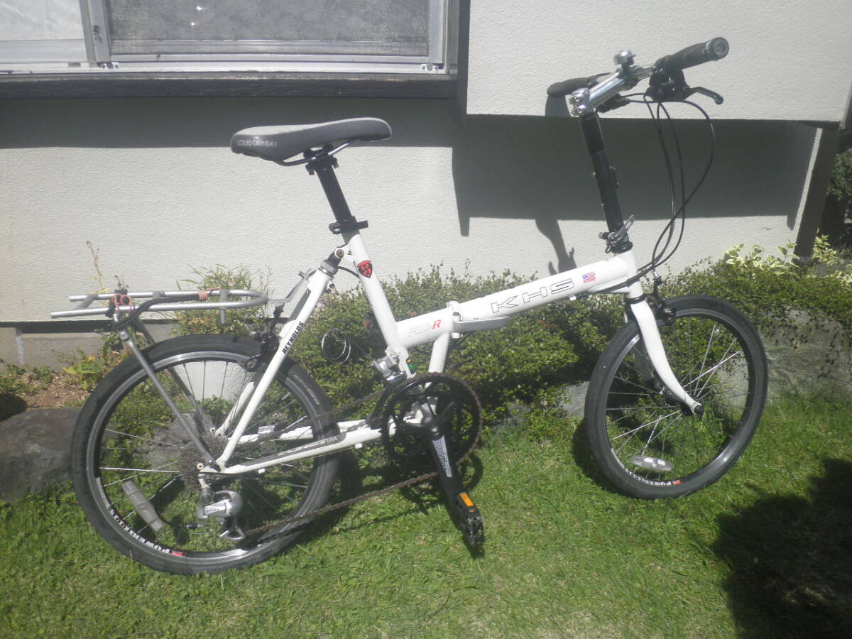 KHS F-20R 折り畳み自転車 ９ｘ２速 20インチ(406)　中古品 KHS F-20R 折り畳み自転車 9x2速 20インチ(406) 中古品