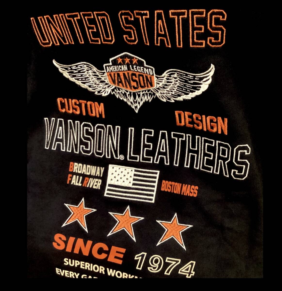 バンソン★新品★パーカー★2512【XL】黒★ライダース★NVSZ-2512★バイカー★ネバーマインド★アメリカンロングリバー55★正規取り扱い店_画像3