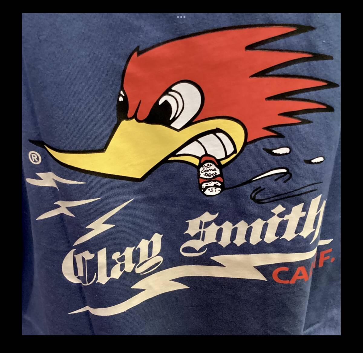 クレイスミス★新品★Tシャツ★5057【Msize】青★CSY-5057★アメリカンロングリバー55★ハーレー★クレイスミス★大阪★オリオンエース_画像3