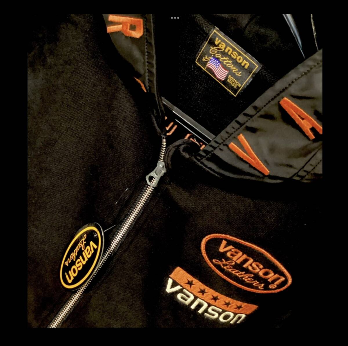 バンソン★新品★パーカー★2512【XL】黒★ライダース★NVSZ-2512★バイカー★ネバーマインド★アメリカンロングリバー55★正規取り扱い店_画像6