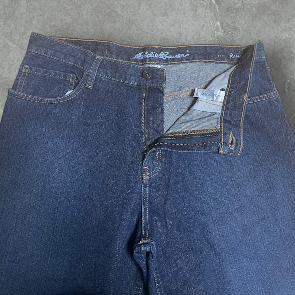 ★Eddie Bauer リラックスフィット デニム 34×34 メキシコ製_画像3