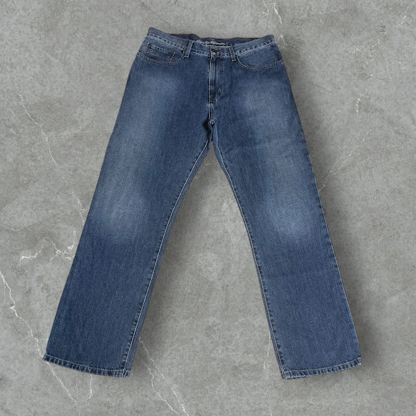 ★Eddie Bauer リラックスフィット デニム 33×32 メキシコ製_画像2