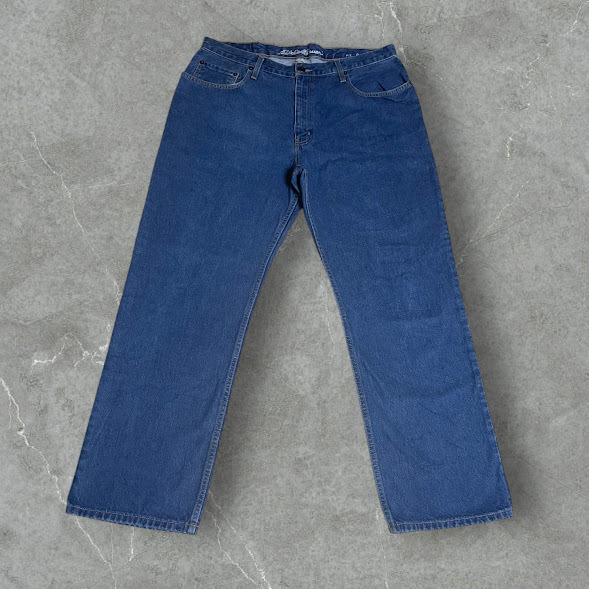 ★Eddie Bauer リラックスフィット デニム 36×30 メキシコ製_画像2