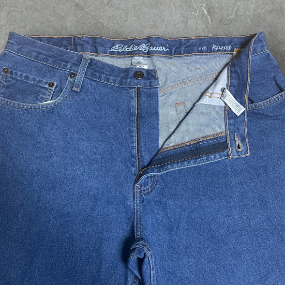 ★Eddie Bauer リラックスフィット デニム 36×30 メキシコ製_画像3