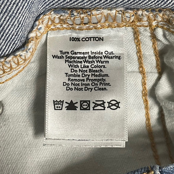 ★Eddie Bauer リラックスフィット デニム 36×30 メキシコ製_画像8