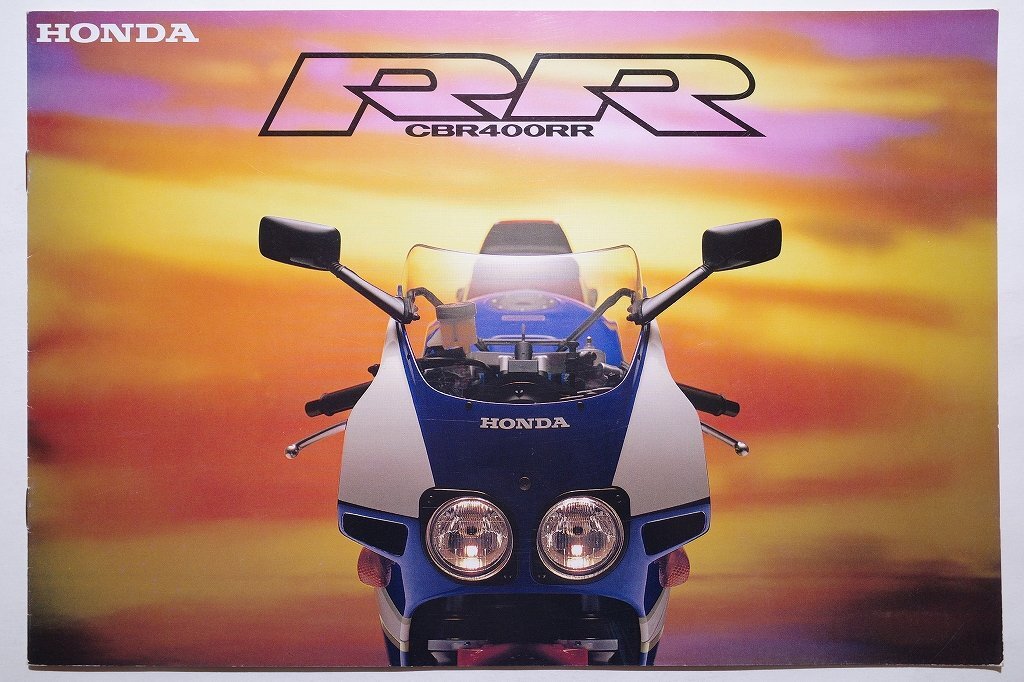  Honda CBR400RR#HONDA каталог брошюра подлинная вещь старый машина 