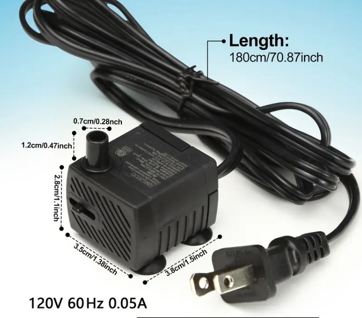 100V電源！噴水ポンプ ウォーターディスペンサーアクセサリー、ウォーターファウンテン、新品送料無料_画像2