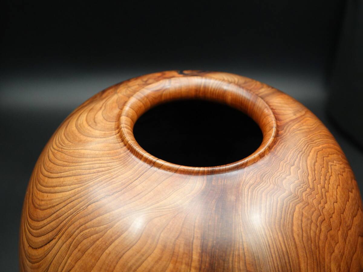 屋久杉の壺 希少 特大壺 壺 屋久杉工芸品 屋久杉壺 特大壺 台座セット