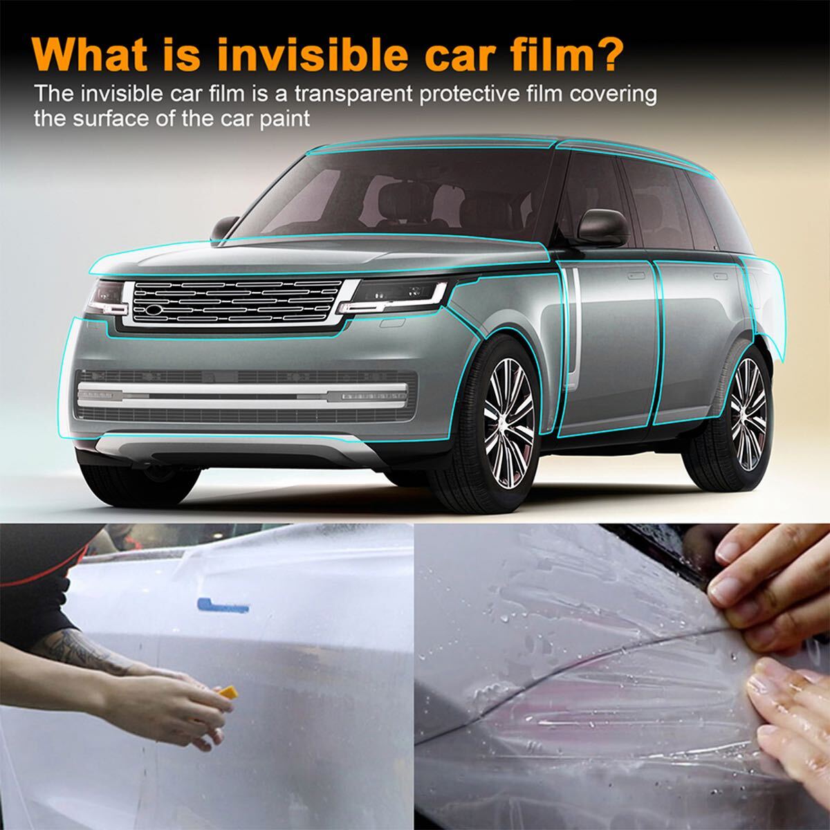 ★ランドローバー レンジローバー L460 PPF　フルボディ　TPU 7.5mil　　2021ｙ～_画像2