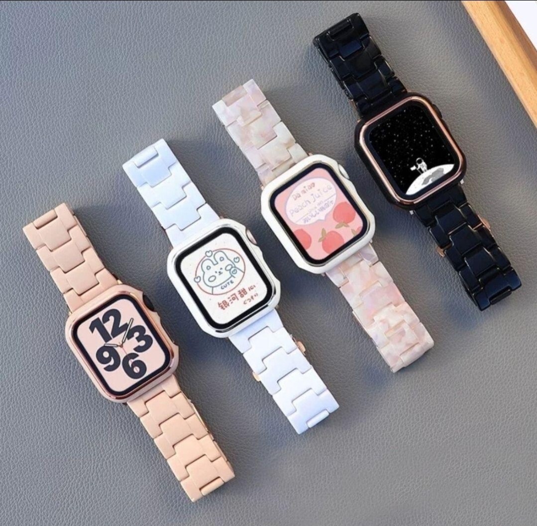 レア Apple Watch アナログ腕時計 逆回転 /白 ホワイト 44mm Apple Watch SE 第1世代 GPSモデル ゴールドアルミニウム