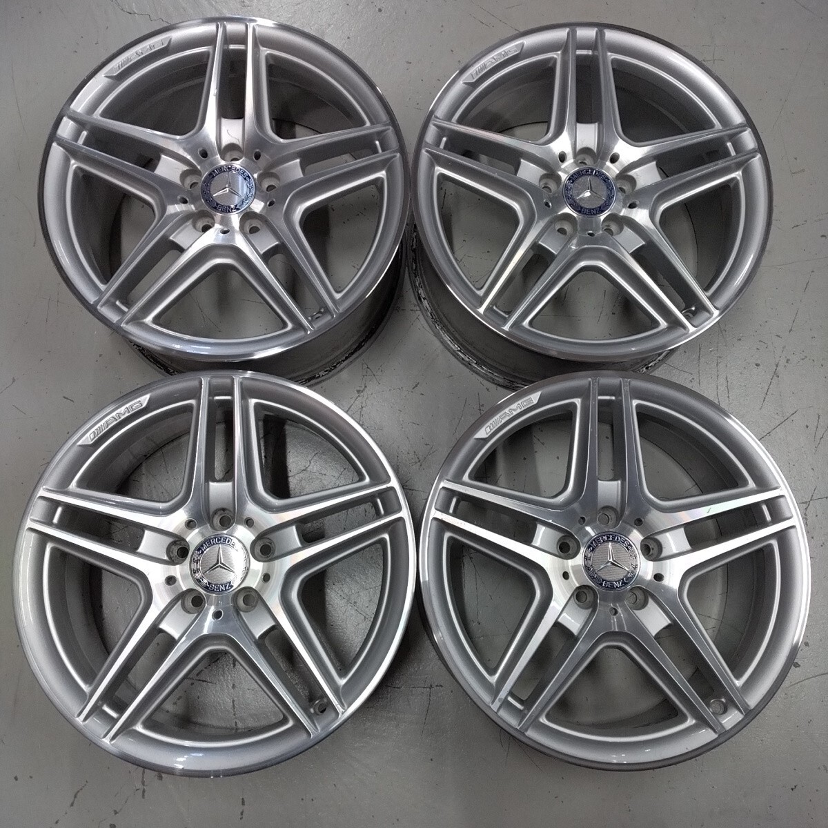 人気品★メルセデス・ベンツ　Cクラス　W204　C350　AMG スポーツパッケージ 純正★C200　C250★8J+50　8.5J+54　112-5H★新品サマータイヤ_画像2