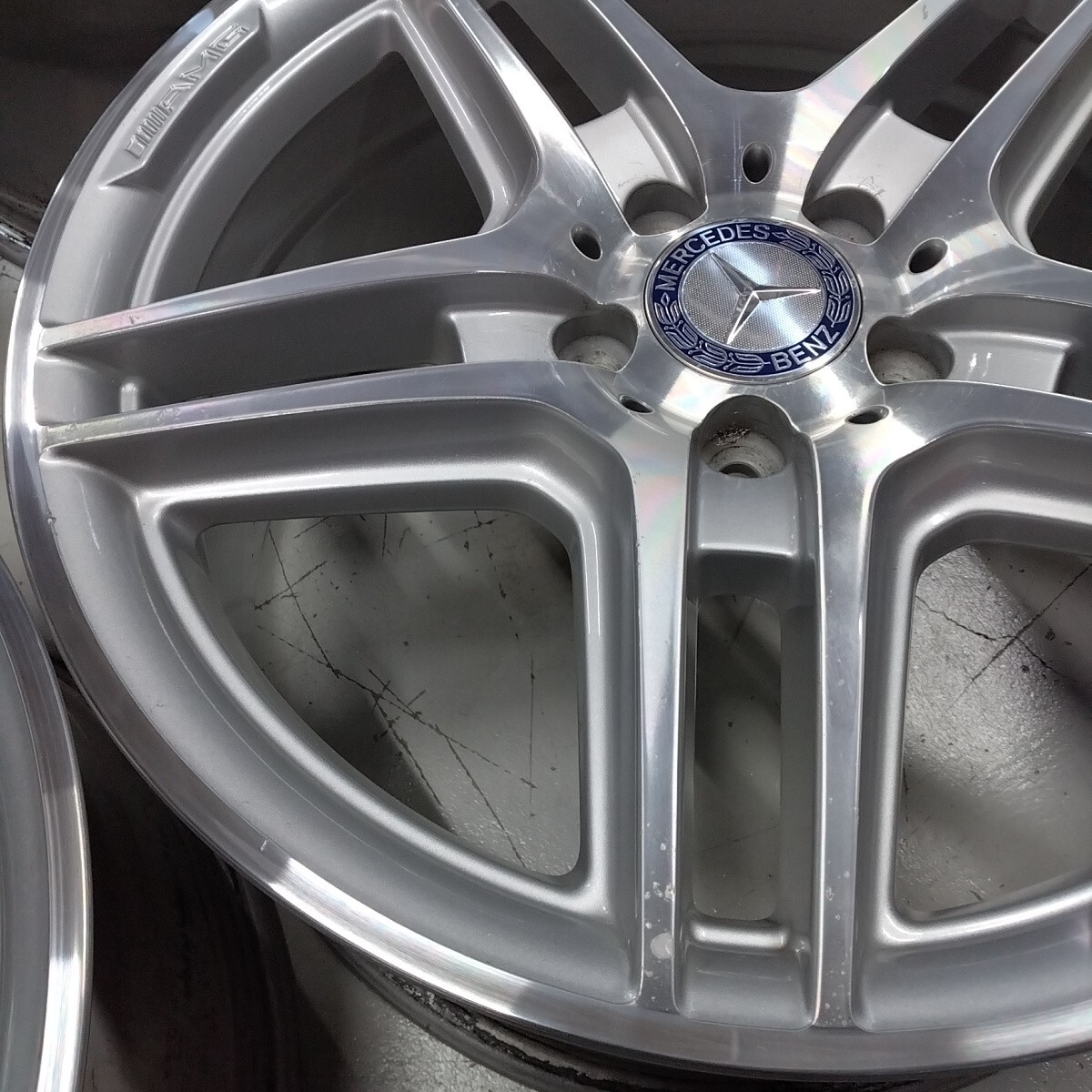 人気品★メルセデス・ベンツ　Cクラス　W204　C350　AMG スポーツパッケージ 純正★C200　C250★8J+50　8.5J+54　112-5H★新品サマータイヤ_画像9