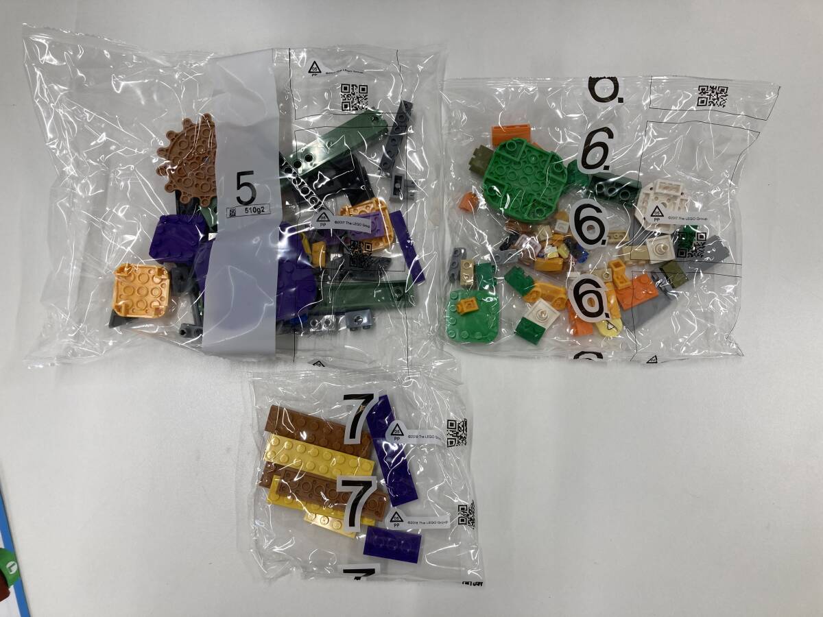 b80 LEGO レゴ スーパーマリオ 71387 ルイージとぼうけんのはじまり スターターセット ルイージ ブロック ※現状 パーツ完品か不明_画像4