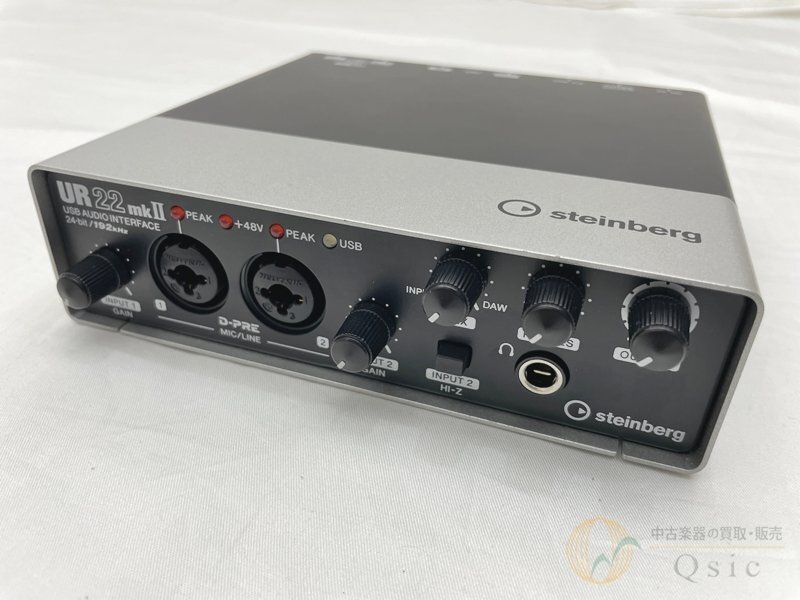 [良品] Steinberg UR22mkII DAWやネット放送にも便利な高機能なオーディオインターフェース [XJ208] UR22mkII - コンパクト I⁄O のスタンダード | Steinberg