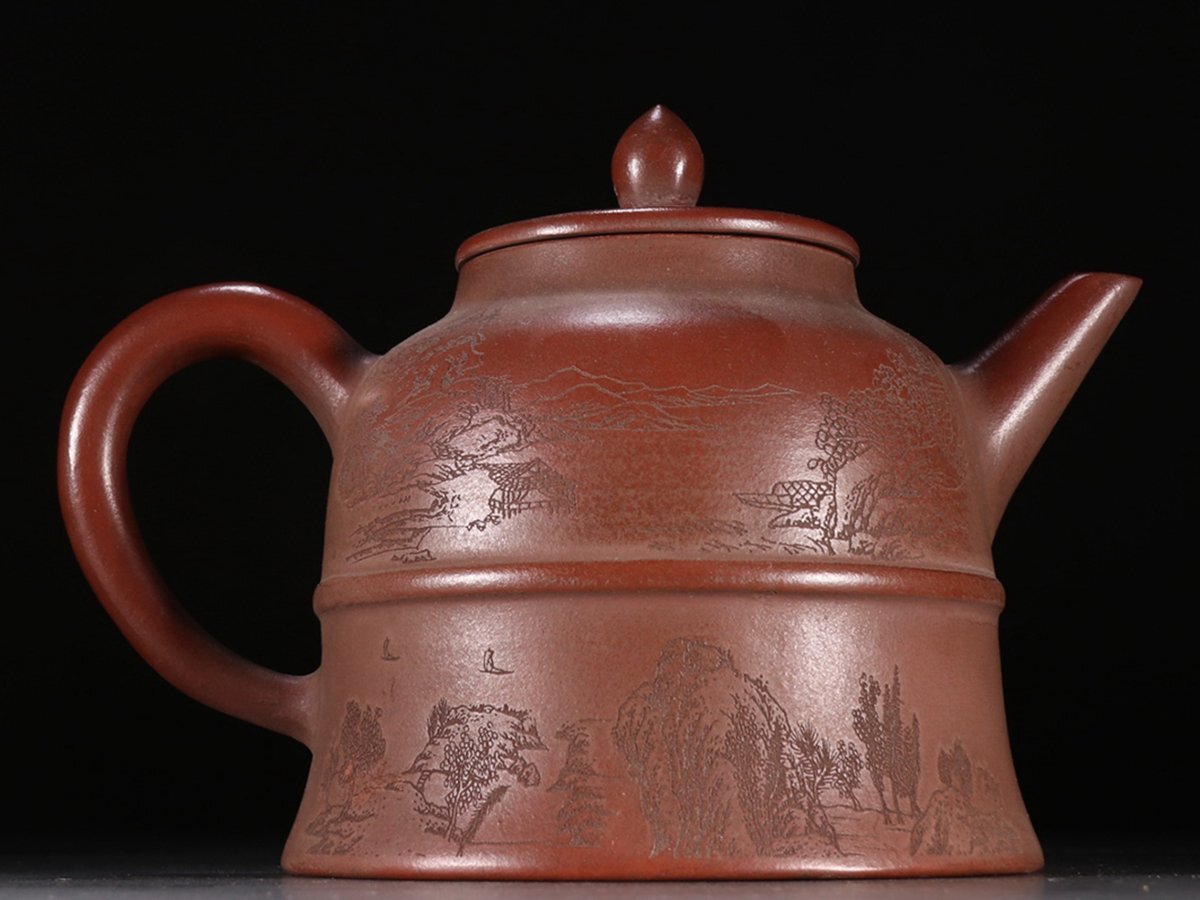 中国美術　陶芸作家　范暉作　急須　宜興紫砂壷 陶芸　古美術 中国美術 陶芸作家 范暉作 急須 宜興紫砂壷 陶芸 古美術 宜兴紫砂