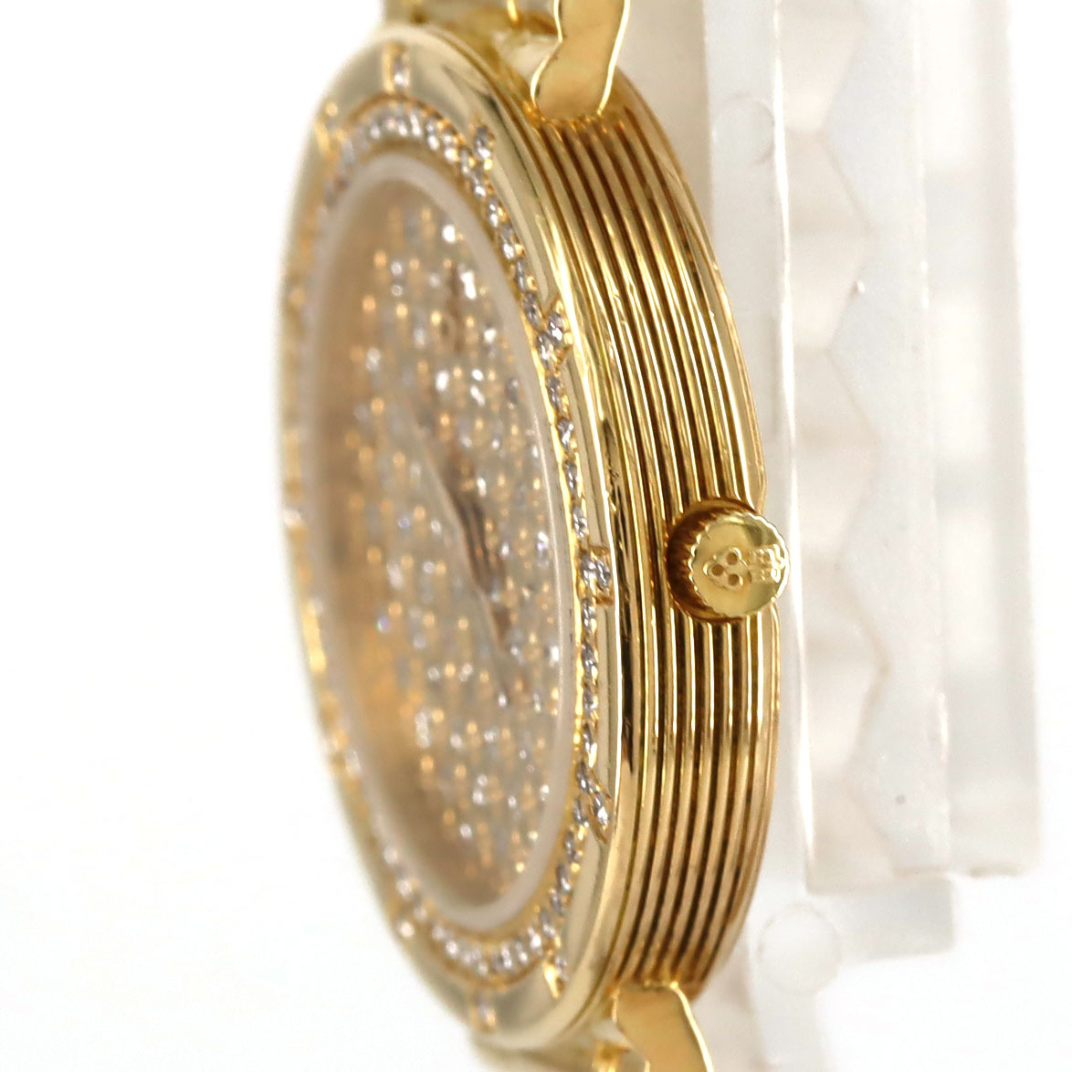 【特別価格】コルム ジュエリーウォッチ YG/D 30 113 65 V 58 YG クォーツ_画像4