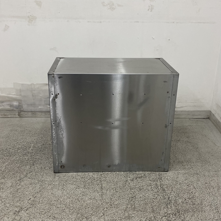 ◆◆【中古】 A08925 吊戸棚 観音開きガラス扉 ステンレス 戸棚 W600 x D350(+25) ｘ H530 mm　【業務用】【厨房用】【家財おまかせ便】_画像4