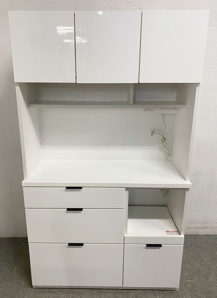 ニトリ キッチンボード 食器棚 レンジ台 レンジボード ライプ