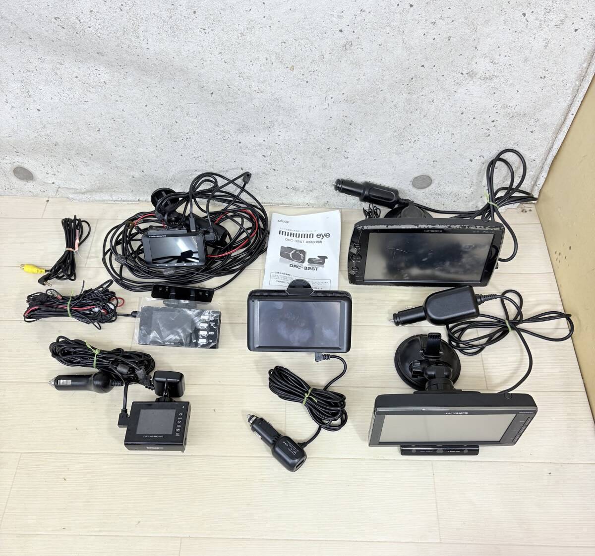 【まとめて 6台】ドライブレコーダー ドラレコ カーナビなど■DRC-32ST DRY-AS400WG PDR600SV_画像1