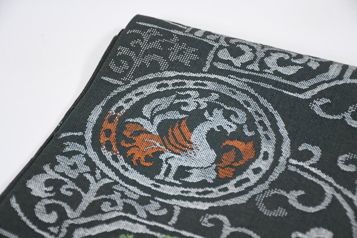 袋名古屋帯 松葉仕立て 鳳凰 帯丈356cm ★着物屋 ne-16129 桜庭呉服店_画像2